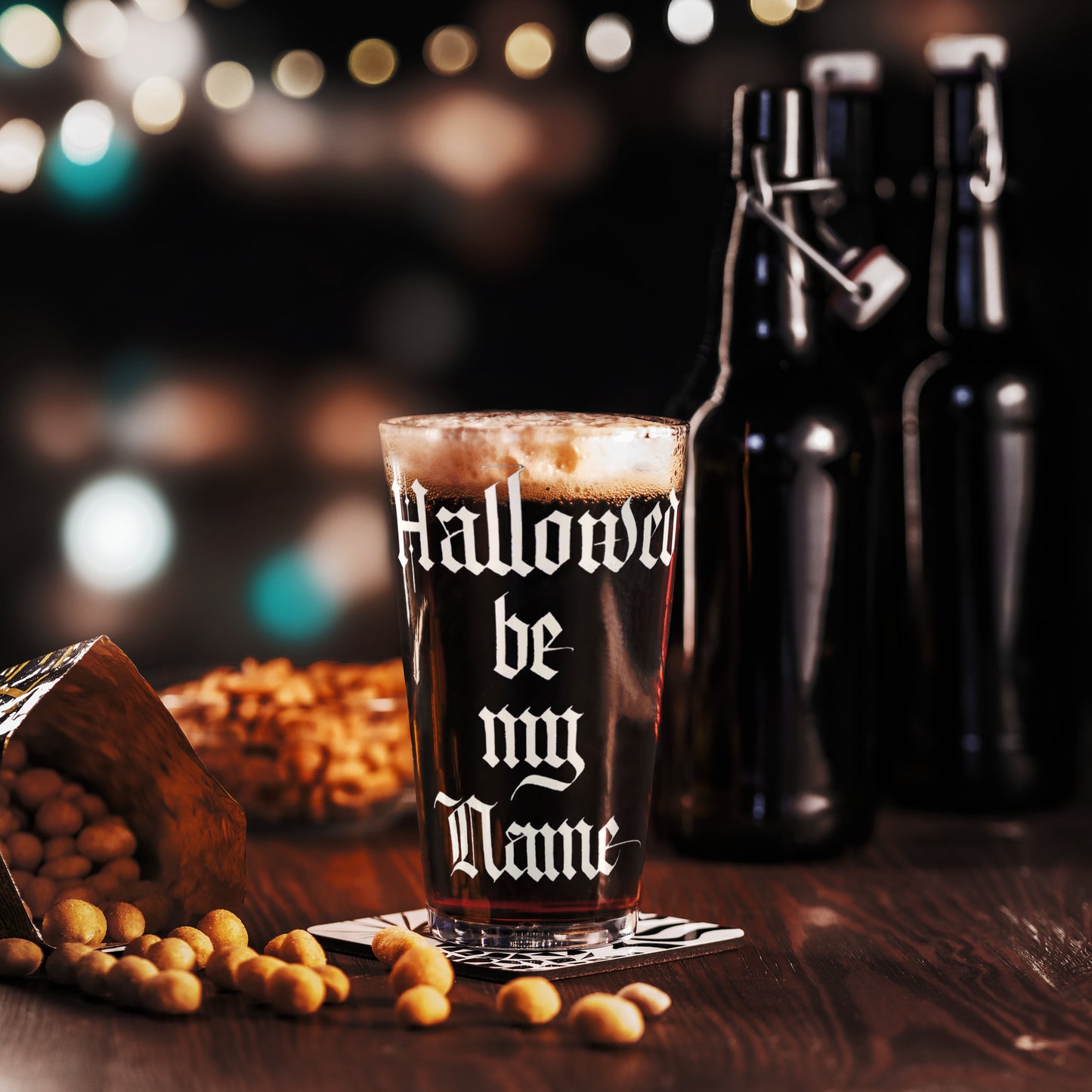 Hallowed Pint Glass